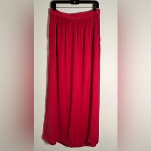 Gap A line Maxi Skirt Pink